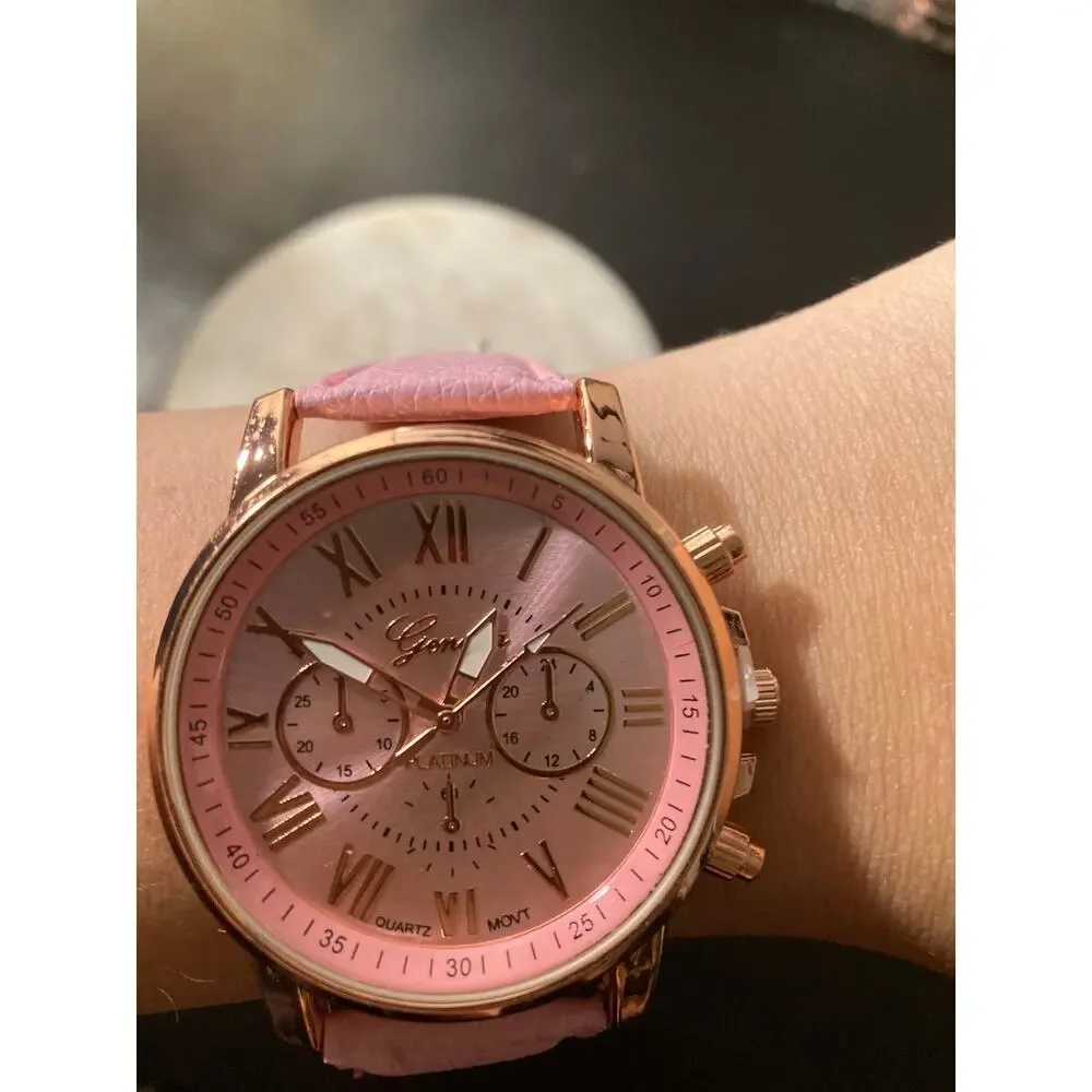 pink Women’s wristwatch gold, quartz